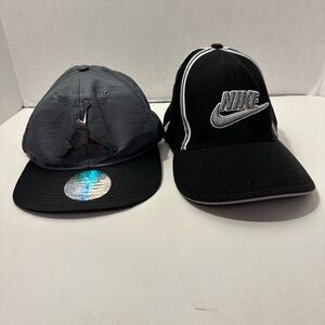 Lot of two baseball caps-1 Nike, 1 Jordan
